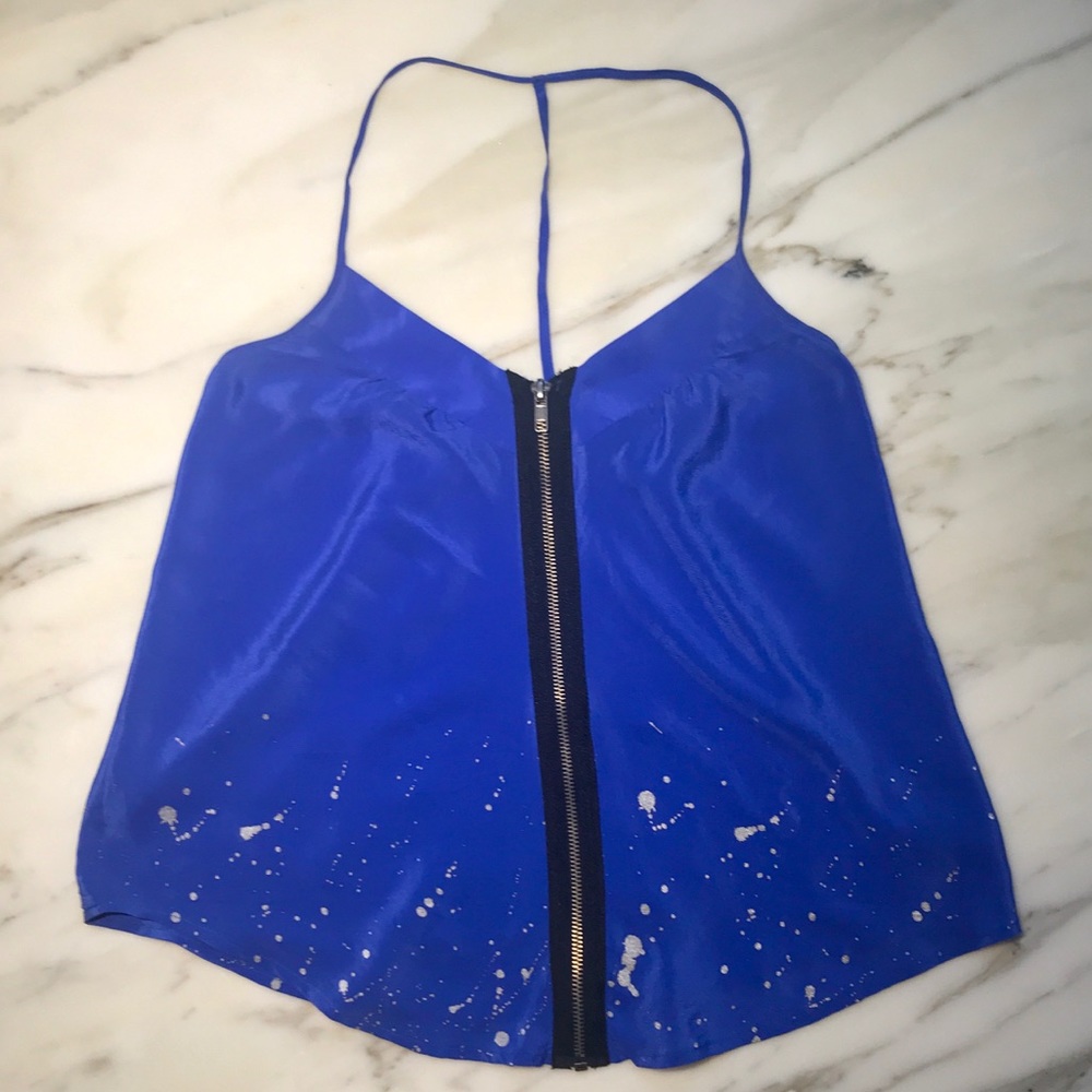 Silence + Noise Silk T String Blouse